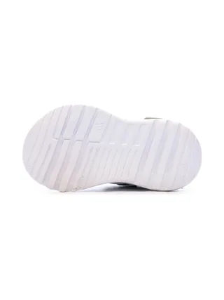 Baskets Kaki/Blanches Garçon Adidas Racer 5