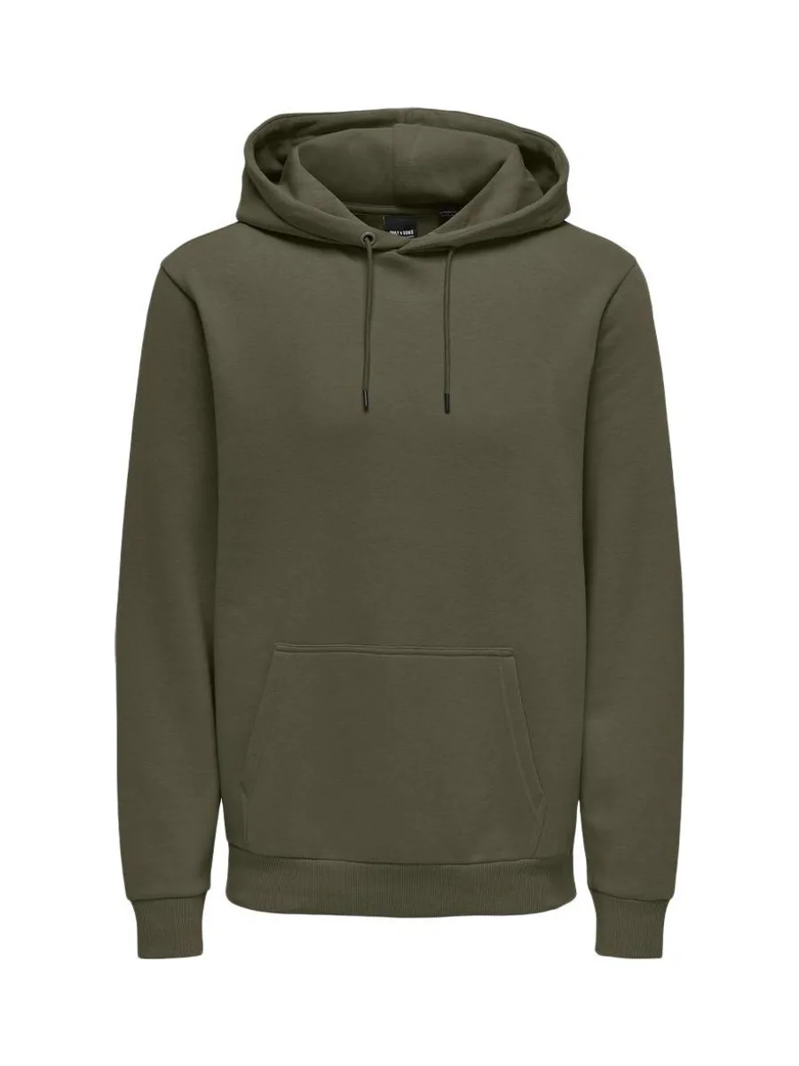 Sweat à Capuche Marron Homme Only & Sons Ceres 3