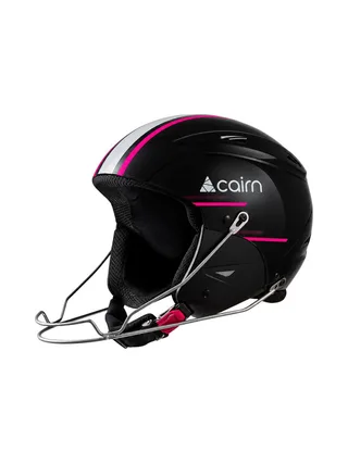 Casque de ski Noir Femme Cairn Racing Pro Chinguard 1