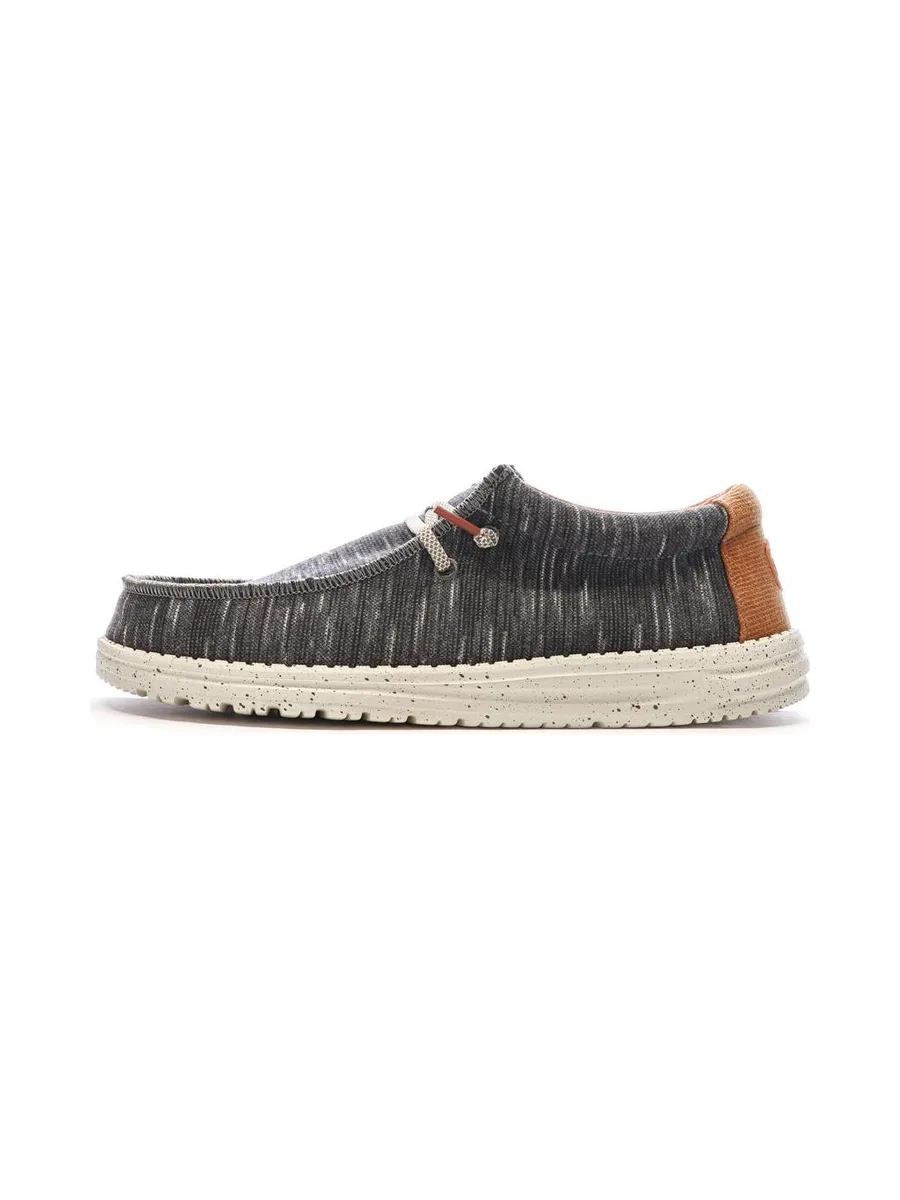 Chaussures Grises Chiné Homme Hey Dude Wally Jersey 2