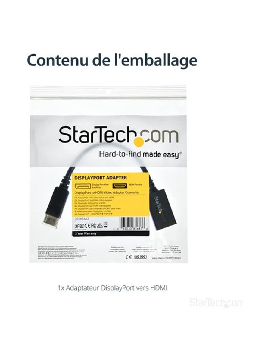 DisplayPort to HDMI Video Converter 12