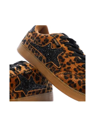 Baskets Camel/Noires Femme Only Sandra 8