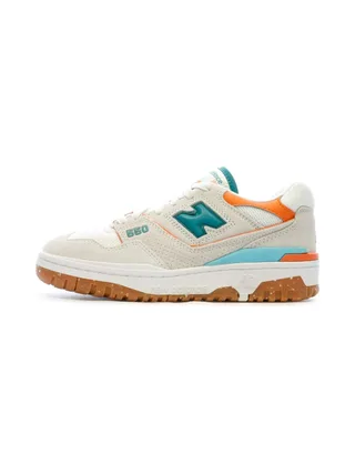 Baskets Beige/Orange Femme New Balance Bb550 1