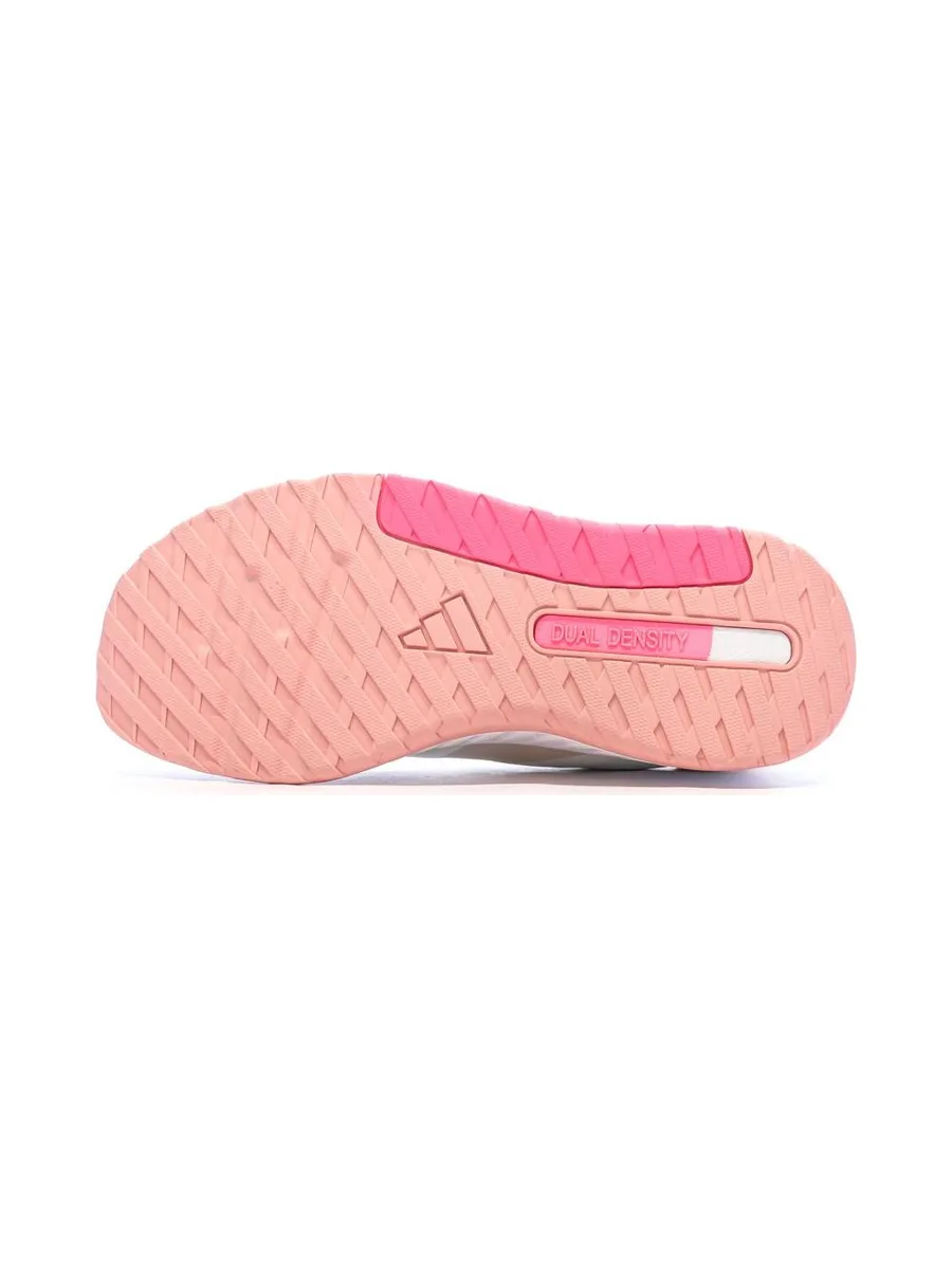 Baskets Blanches/Roses Femme Adidas Everyset Trainer 6