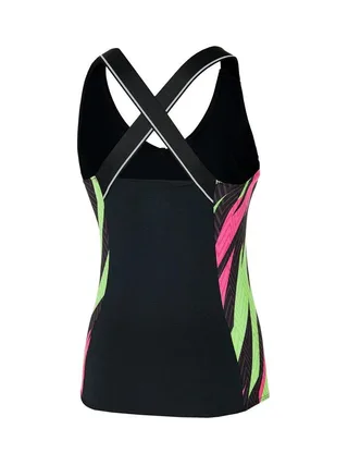Débardeur De Tennis Noir Femme tech Mizuno Printed 2