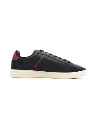 Baskets Noires/Rouges Homme Lacoste Court 2