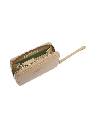 Portefeuille Beige Femme Lacoste Leather 2