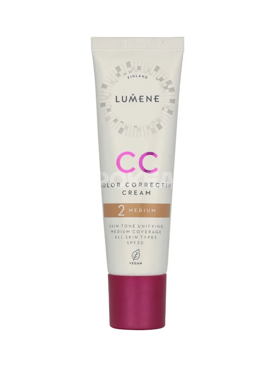 Lumene CC Color Correcting Cream SPF20 30ml - #2 Medium 1