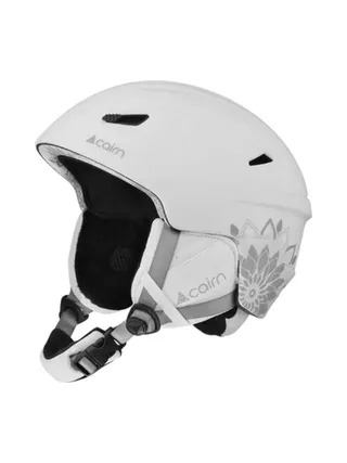 Casque de Ski Blanc Femme Cairn Rosace 1