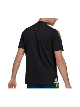 Juventus Turin Polo de foot Noir Homme Adidas 2022/23 2