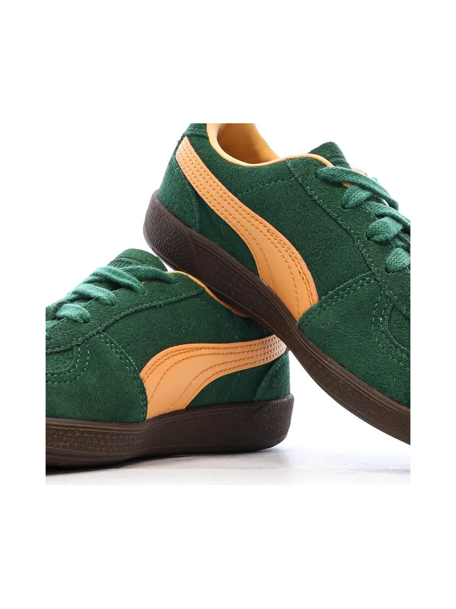 Baskets Vert/Orange Junior Puma Palermo PS 7