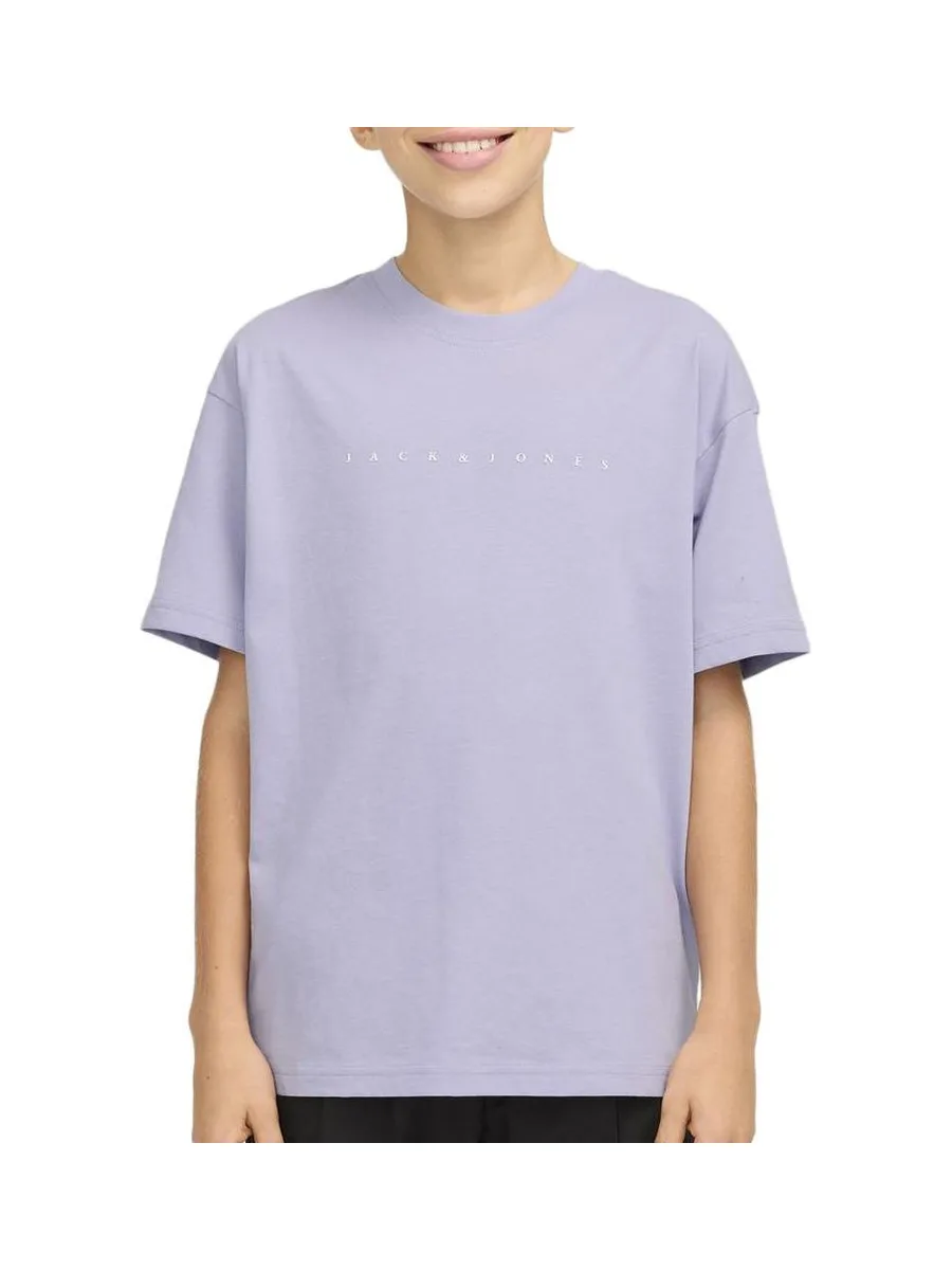 T-shirt Violet Garçon Jack & Jones Jestar 2