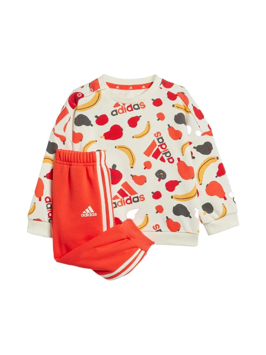 Survêtement Beige/Orange Garçon/Fille Adidas IS2684 1