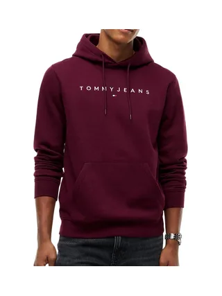 Sweat Bordeaux Homme Tommy Hilfiger Washed DM0DM20746 1
