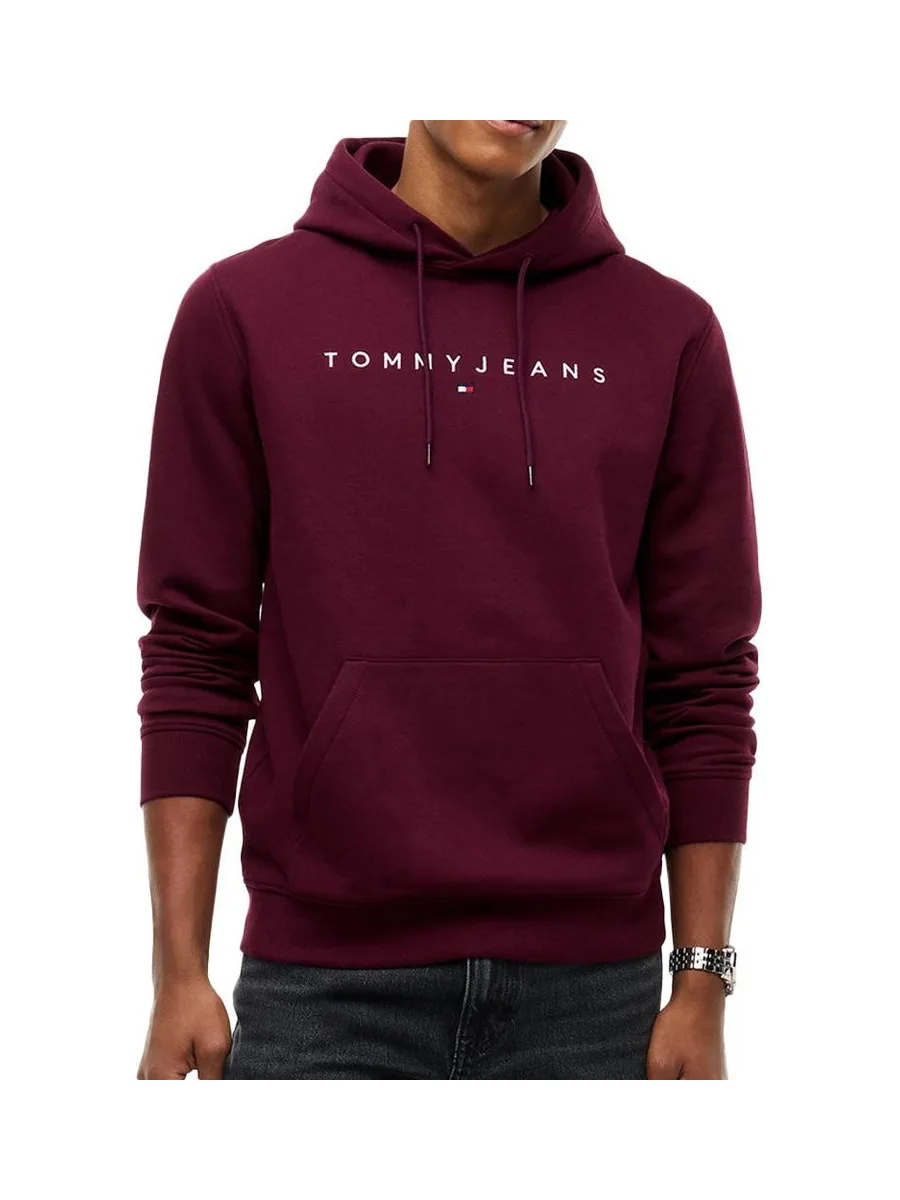 Sweat Bordeaux Homme Tommy Hilfiger Washed DM0DM20746 2