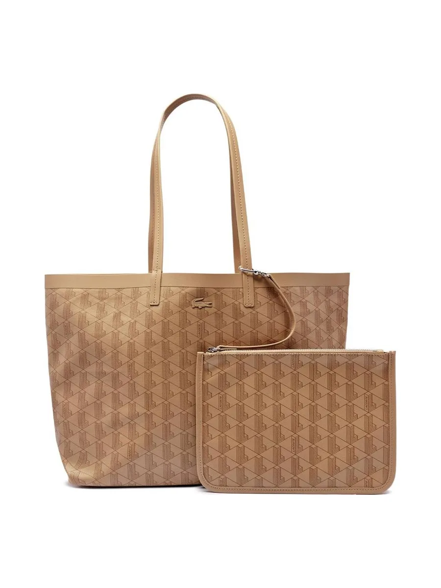 Sac Cabas Beige Femme Lacoste Zely 2