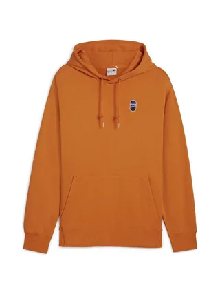 Sweat à Capuche Orange Homme Puma Downtown 180 1