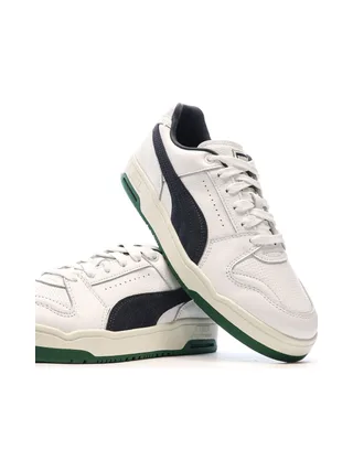 Baskets Blanc/Marine Homme Puma Slipstream Lo Varsit 7