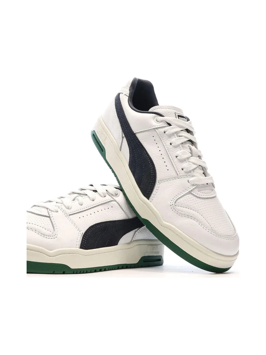 Baskets Blanc/Marine Homme Puma Slipstream Lo Varsit 7
