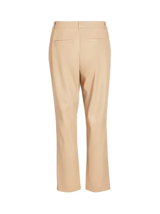 Pantalon Fluide Beige Femme Vila Agmar 2