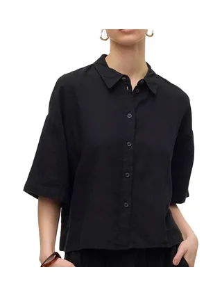 Chemise Noir Femme Vero Moda Linn 2