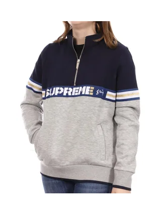 Sweat Bleu/Gris Femme Supreme Grip Brigit 1