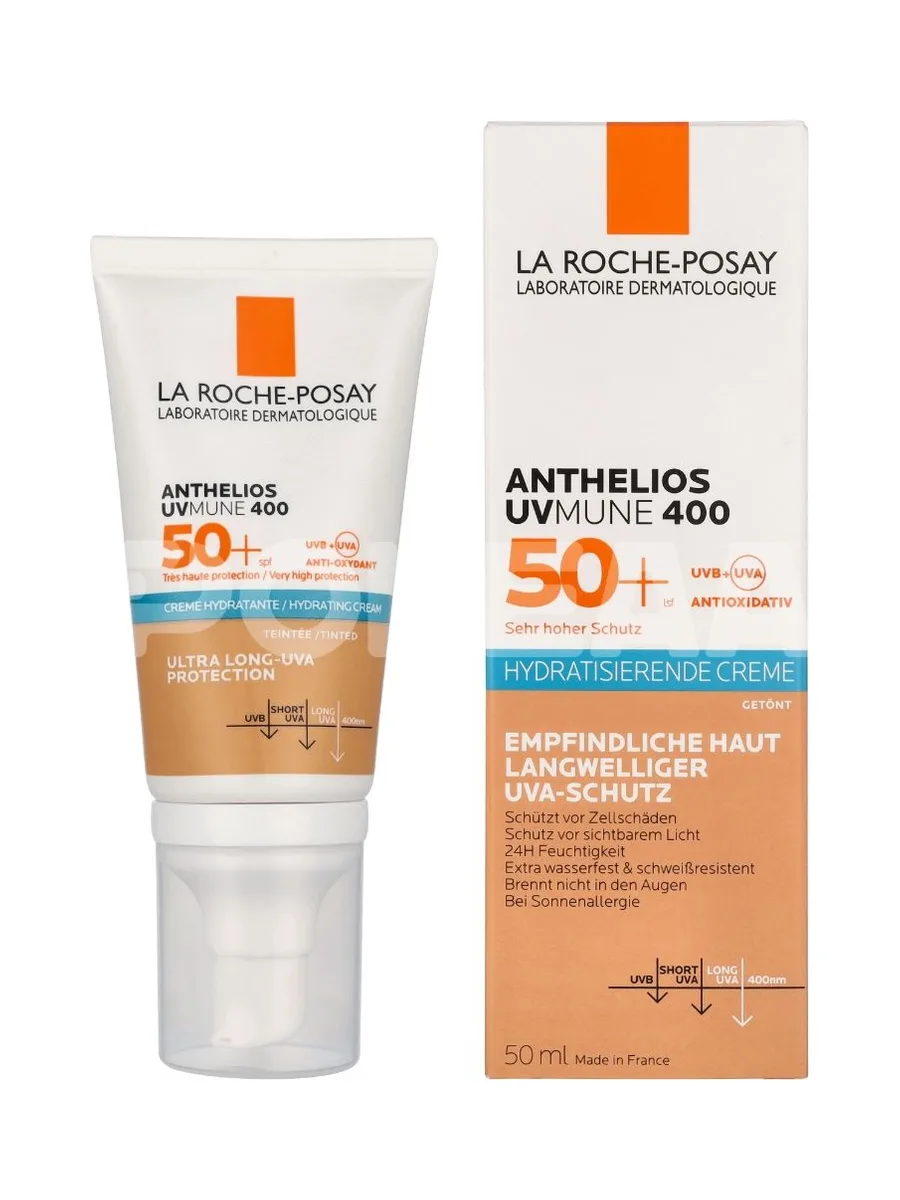 LRP Anthelios UVmune 400 Moisturizing Cream SPF50+ 50ml 1