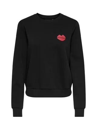 Sweat Noir/Rouge Femme Only Rubi 1