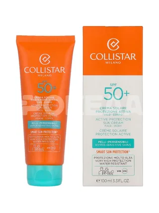 Collistar Active Protection Sun Cream Face-Body SPF50+ 100ml 1