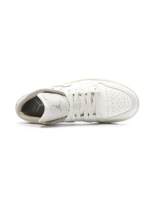 Basket Écru/Marron Mixte Nike Air Jordan 1 Low 4