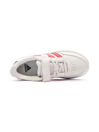 Baskets Blanc/Rouge Garçon Adidas Breaknet 2.0 4