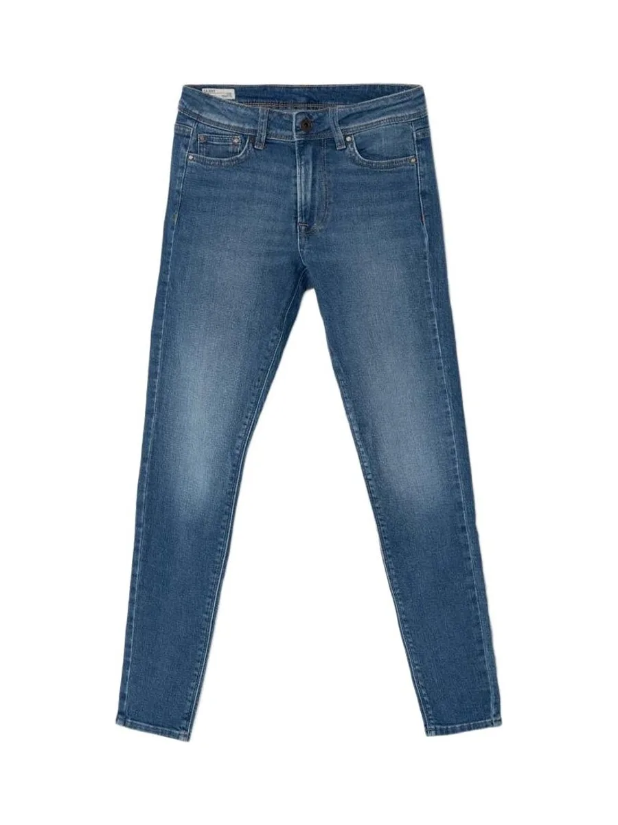 Jean Slim Bleu Fille Pepe Jeans Pixlette High 2