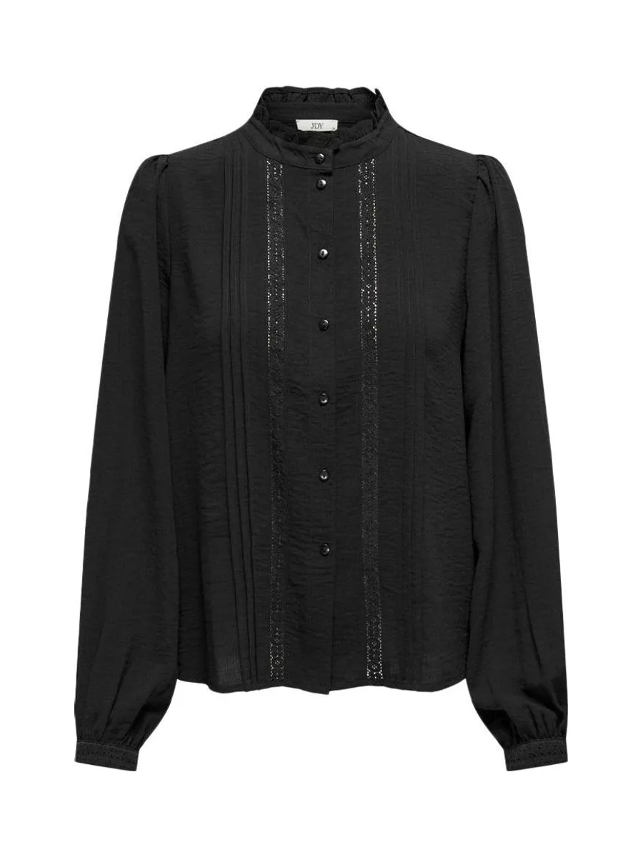 Chemise Noir Femme JDY Lace Shirt 4
