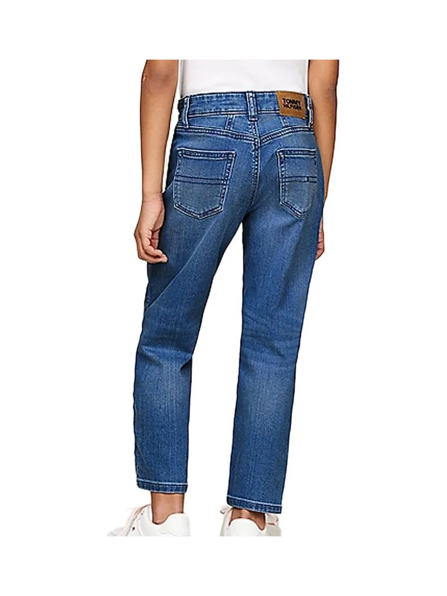 Jean Bleu Fille Tommy Hilfiger Tapered KG0KG07734 2