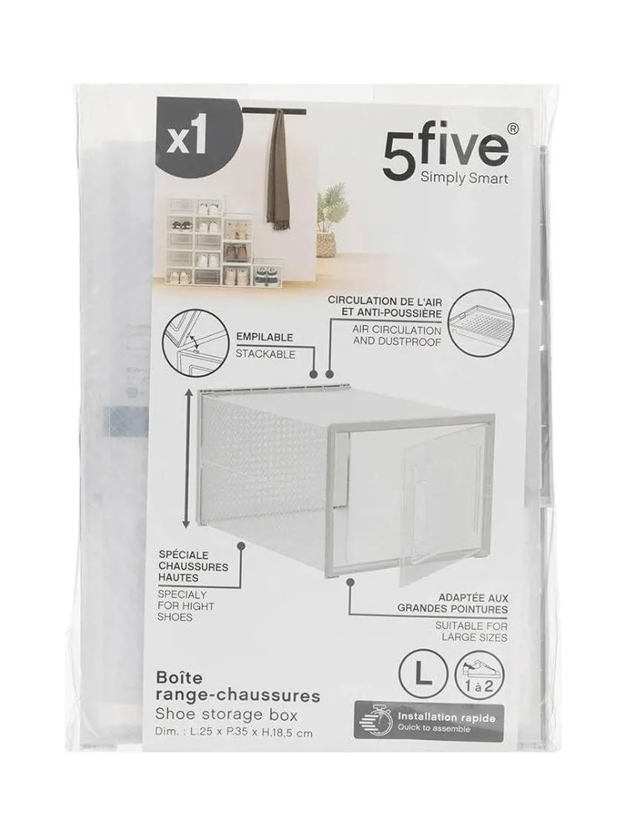 Boite Range Chaussure Transparente 5five Spacy 4