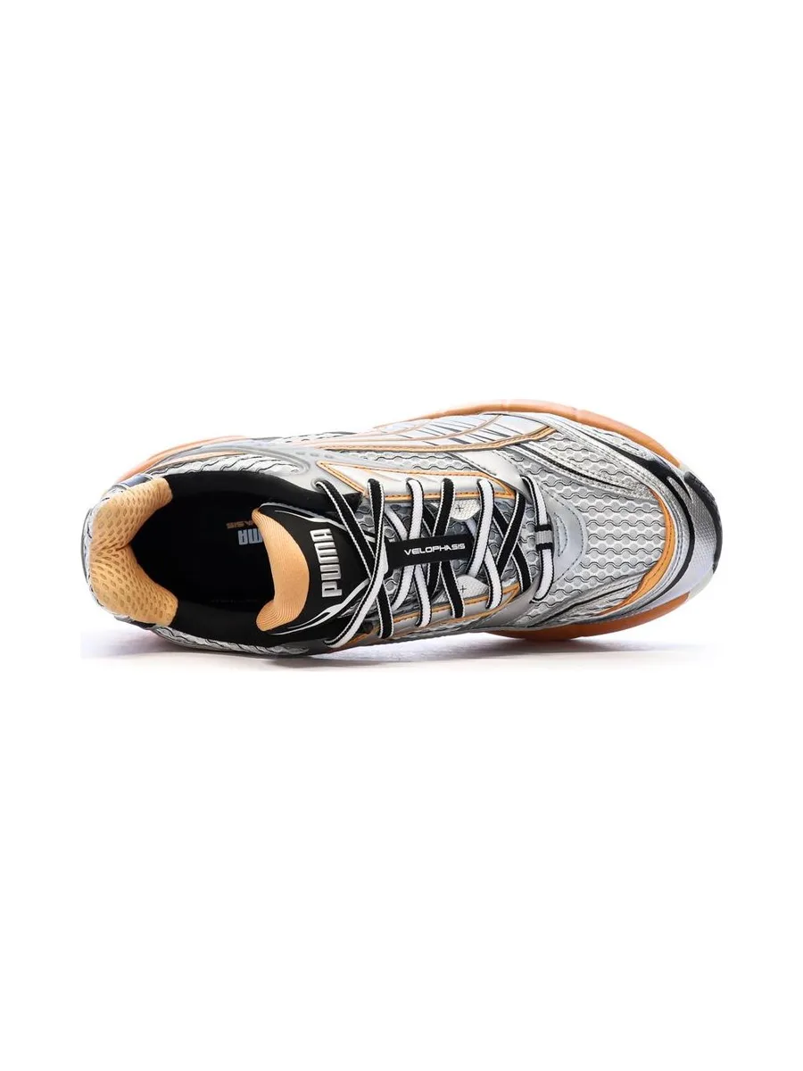 Baskets Grise/Orange Homme Puma Velophasis Phased 5