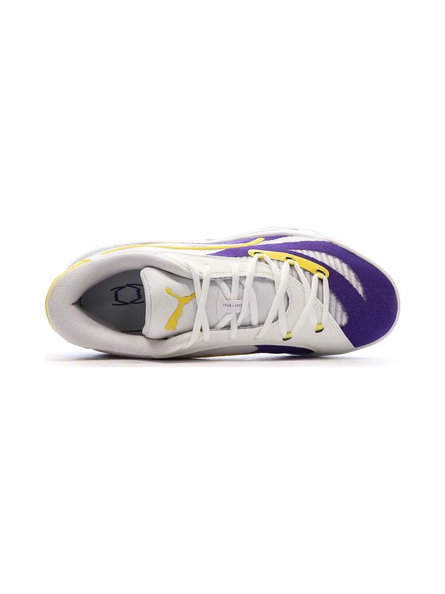 Chaussures de Basketball Blanches Homme Puma All-pro Nitro 5