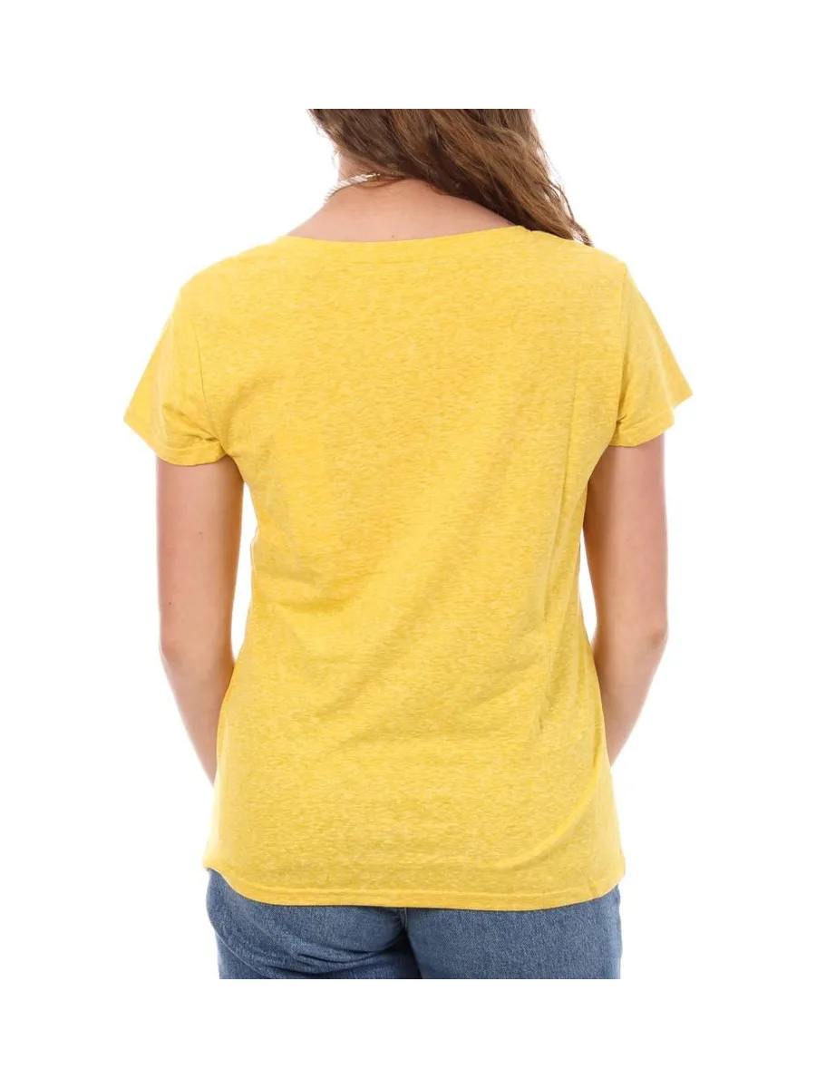 T-shirt Jaune Femme Teddy Smith Narcy 3