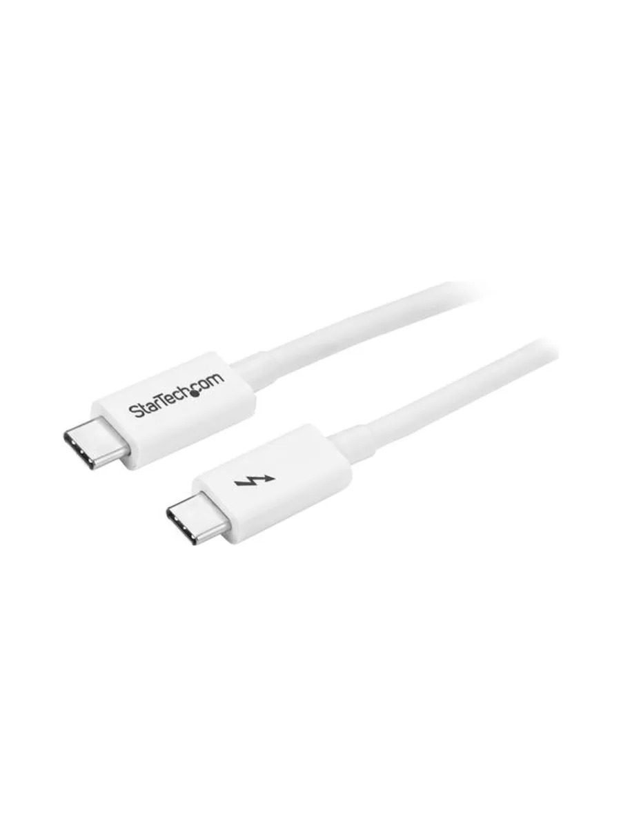 1m Thunderbolt 3 Cable 20Gbps - White 1