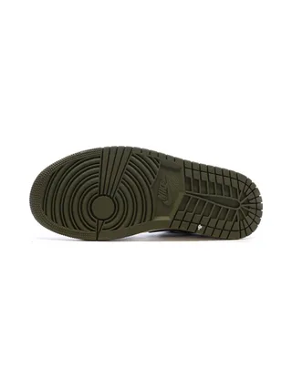 Baskets Kaki Mixte Nike Air Jordan 1 Low 5