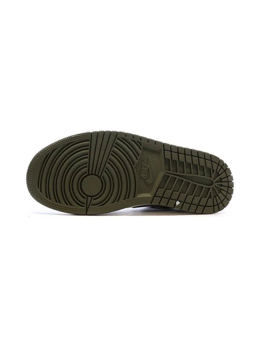 Baskets Kaki Mixte Nike Air Jordan 1 Low 5