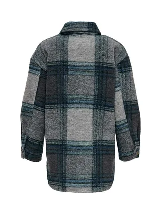 Veste à carreaux Bleu Fille Kids ONLY Andrea 2