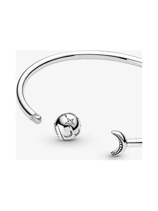 Pandora - Jonc Étoile Moon Open en argent sterling 4