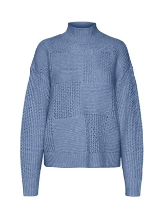 Pull Bleu Femme Vero Moda Moon 3