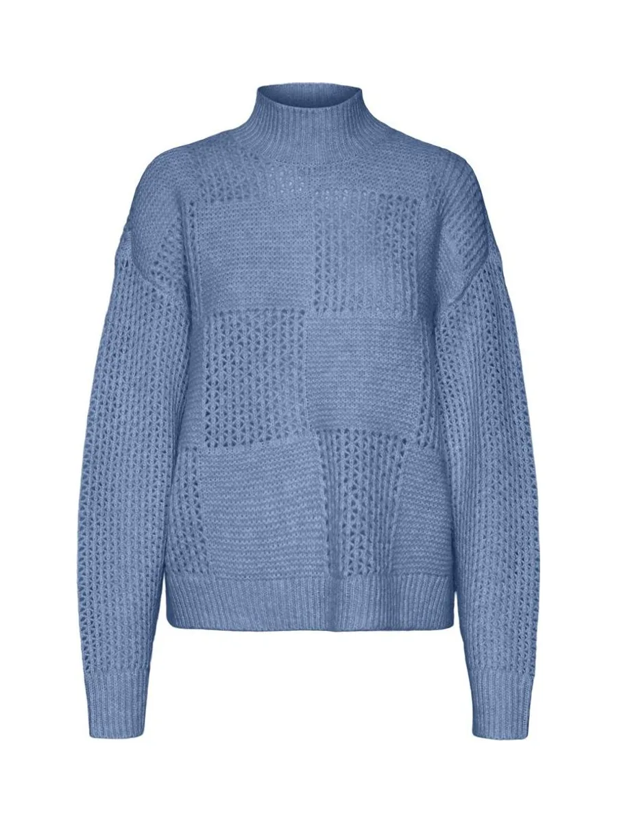 Pull Bleu Femme Vero Moda Moon 4