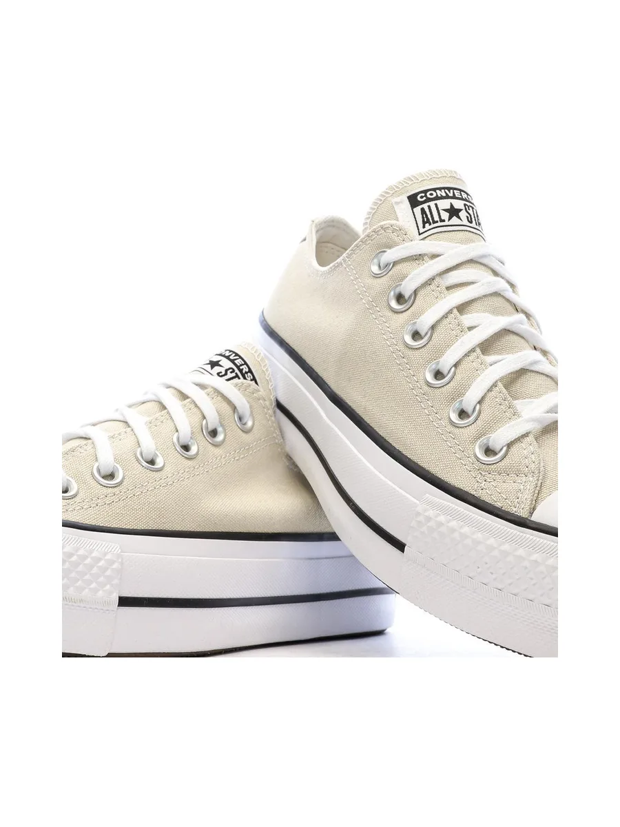 Baskets Beige Femme Converse Chuck Taylor All Star Lift A03542C 8