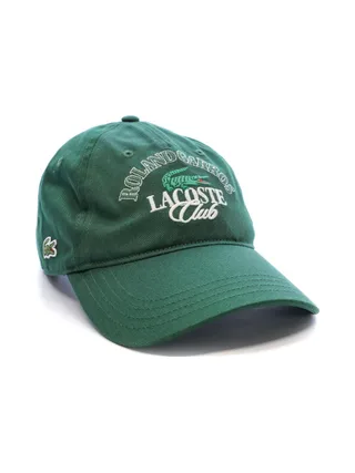 Casquette Verte Lacoste Roland Garros 2