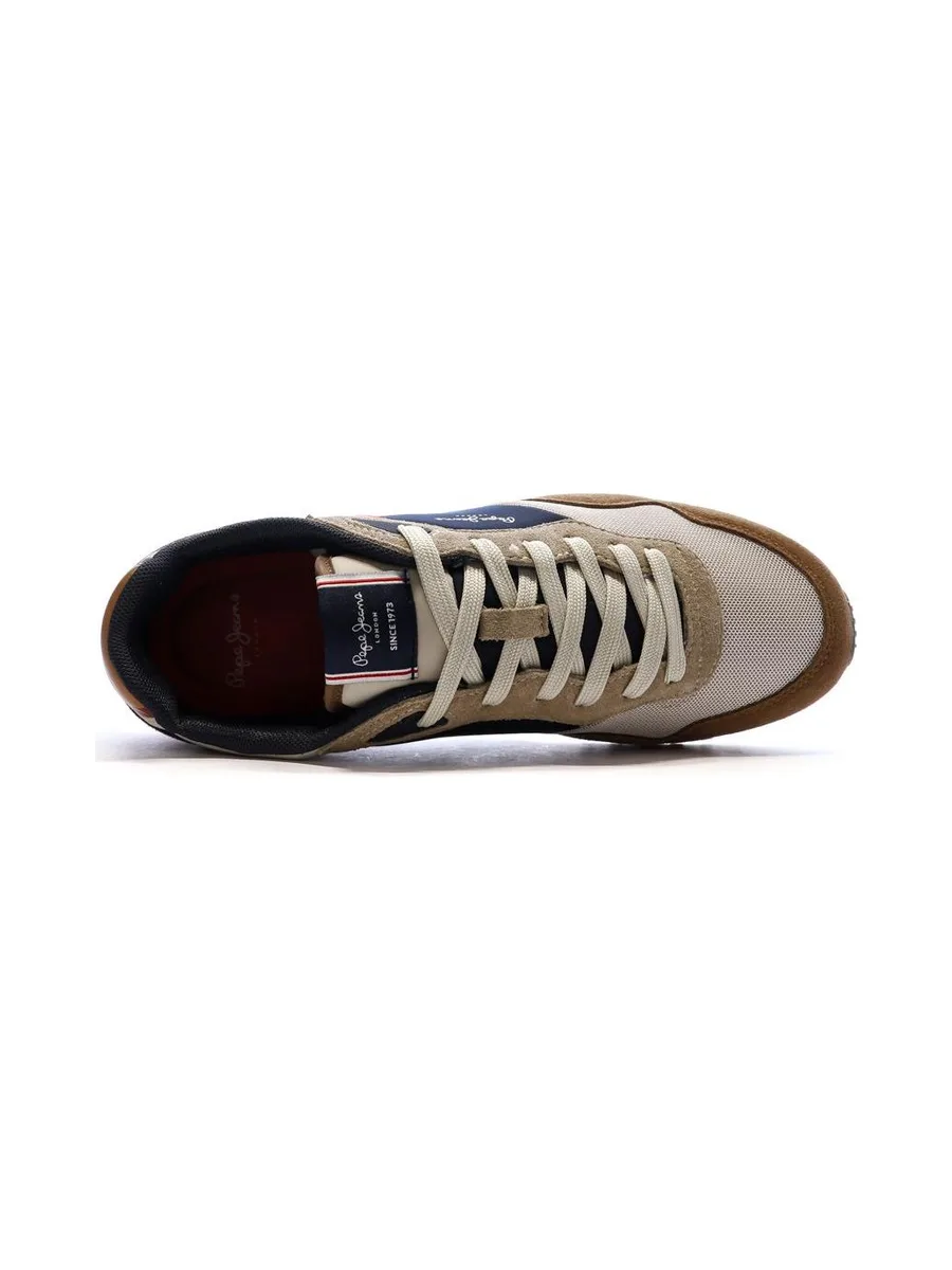Baskets Marron Homme Pepe jeans London Life 4