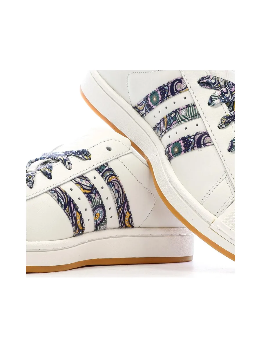 Baskets Blanc Cassé/Multicolore Fille/Femme Adidas Superstar 8