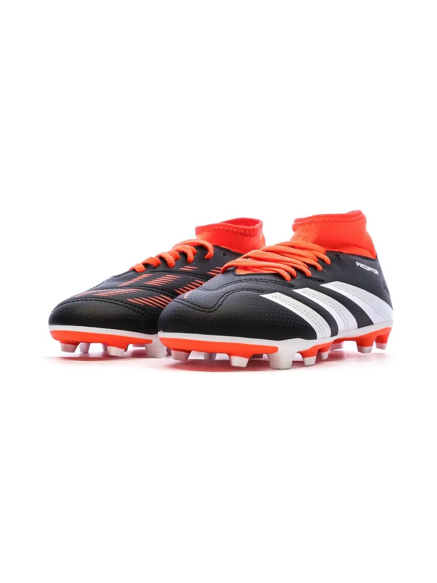 Chaussures de football Noir/Rouges Garçon Adidas Predator Club 6